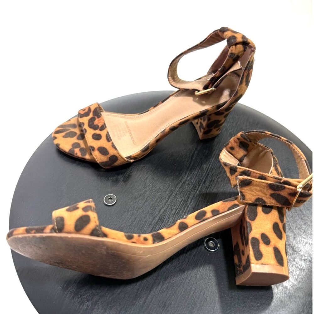 Spurr Amelia Block Heel Leopard print, size US 6 - Picture 2 of 6